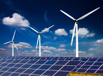 Energía eólica y solar
