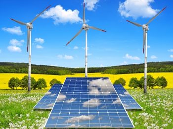 Energía eólica y solar